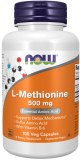 Now L-Methionine 500 мг 100 капсул