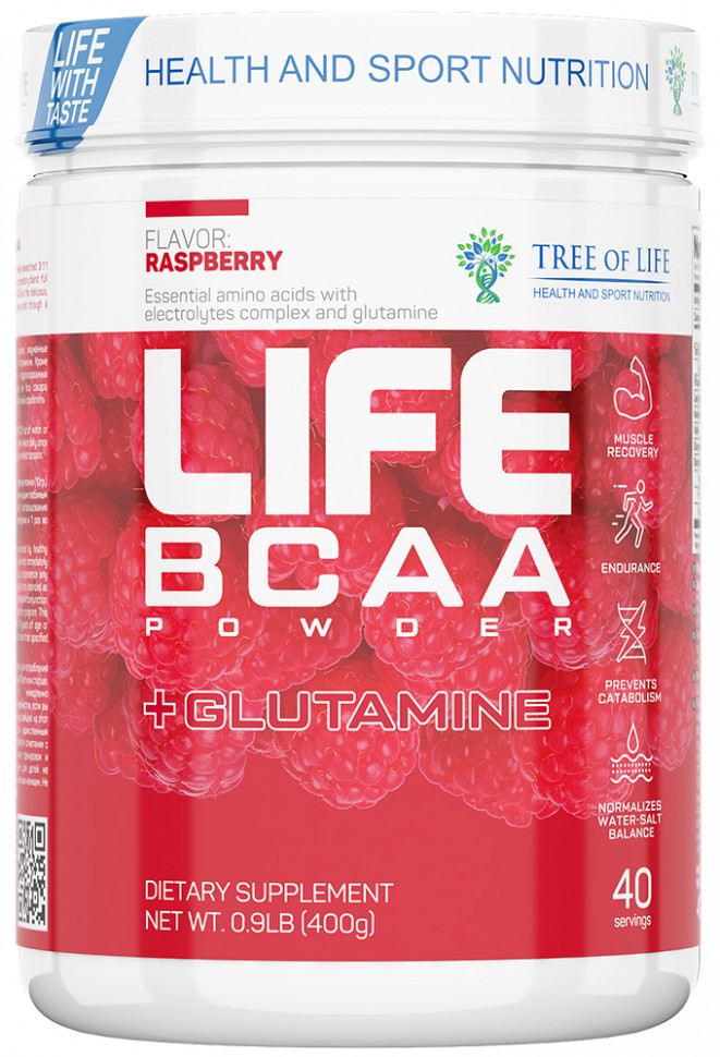 Tree of Life Life BCAA + Glutamine 400 грамм