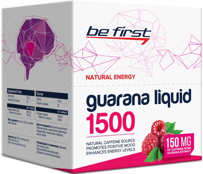 Be First Guarana Liquid 1500 20 шотов по 25 мл