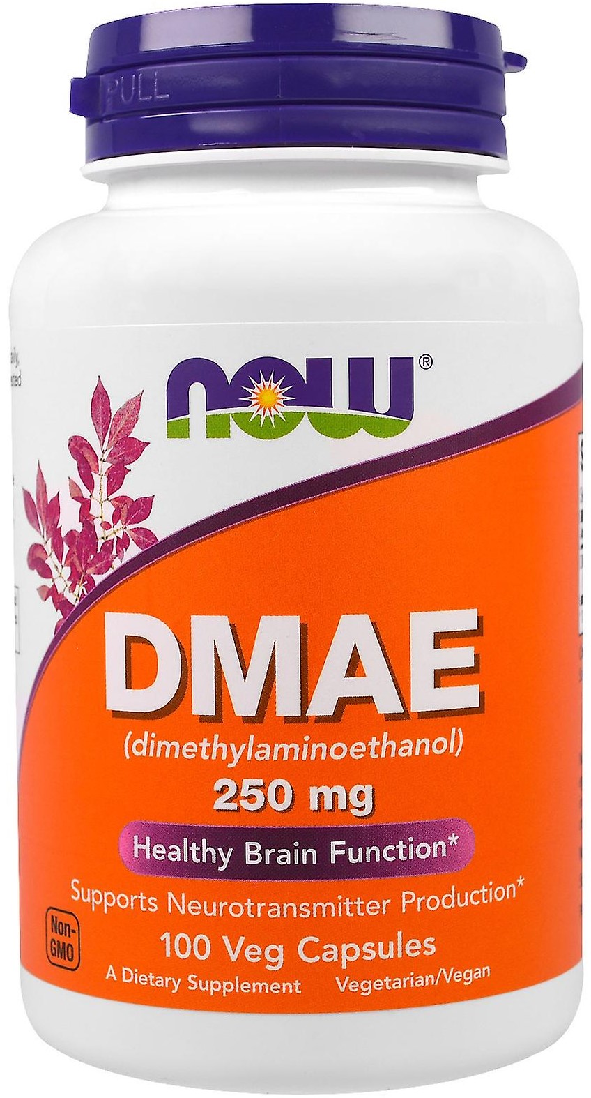NOW DMAE 250 мг 100 капсул