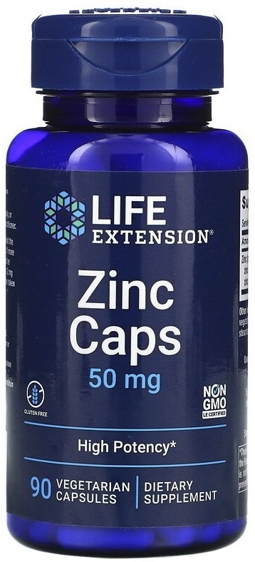 Life Extension Zinc 50 мг 90 капс