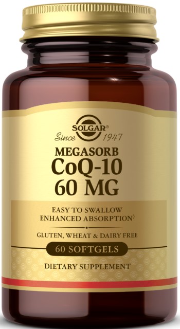 Solgar Megasorb CoQ-10 60 mg 60 капсул