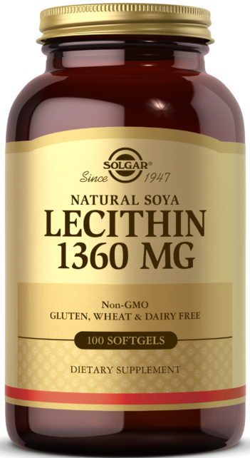 Solgar Lecithin 1360 mg Softgels 100 капсул