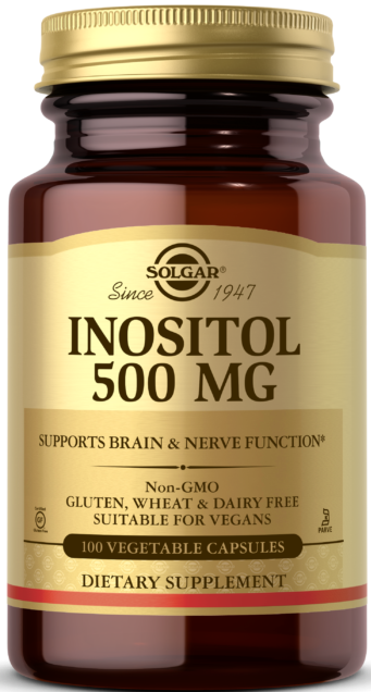 Solgar Inositol 500 mg Vegetable Capsules 100 капсул