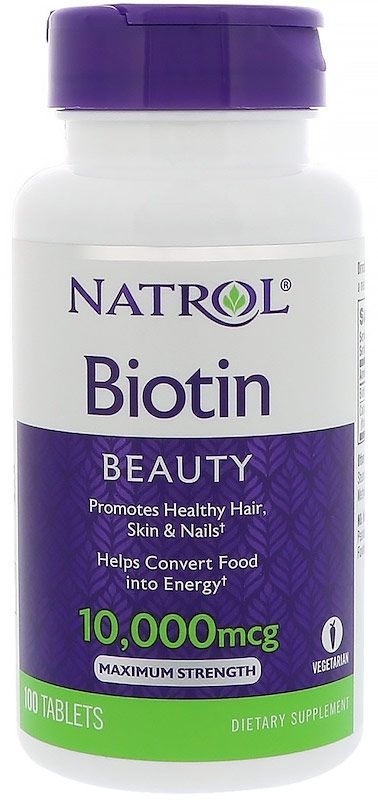Natrol Biotin 10000 mcg 100 таблеток