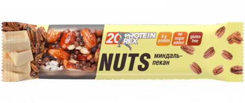 ProteinRex Батончик ореховый протеиновый Миндаль-Пекан 1 батончик - 40 грамм