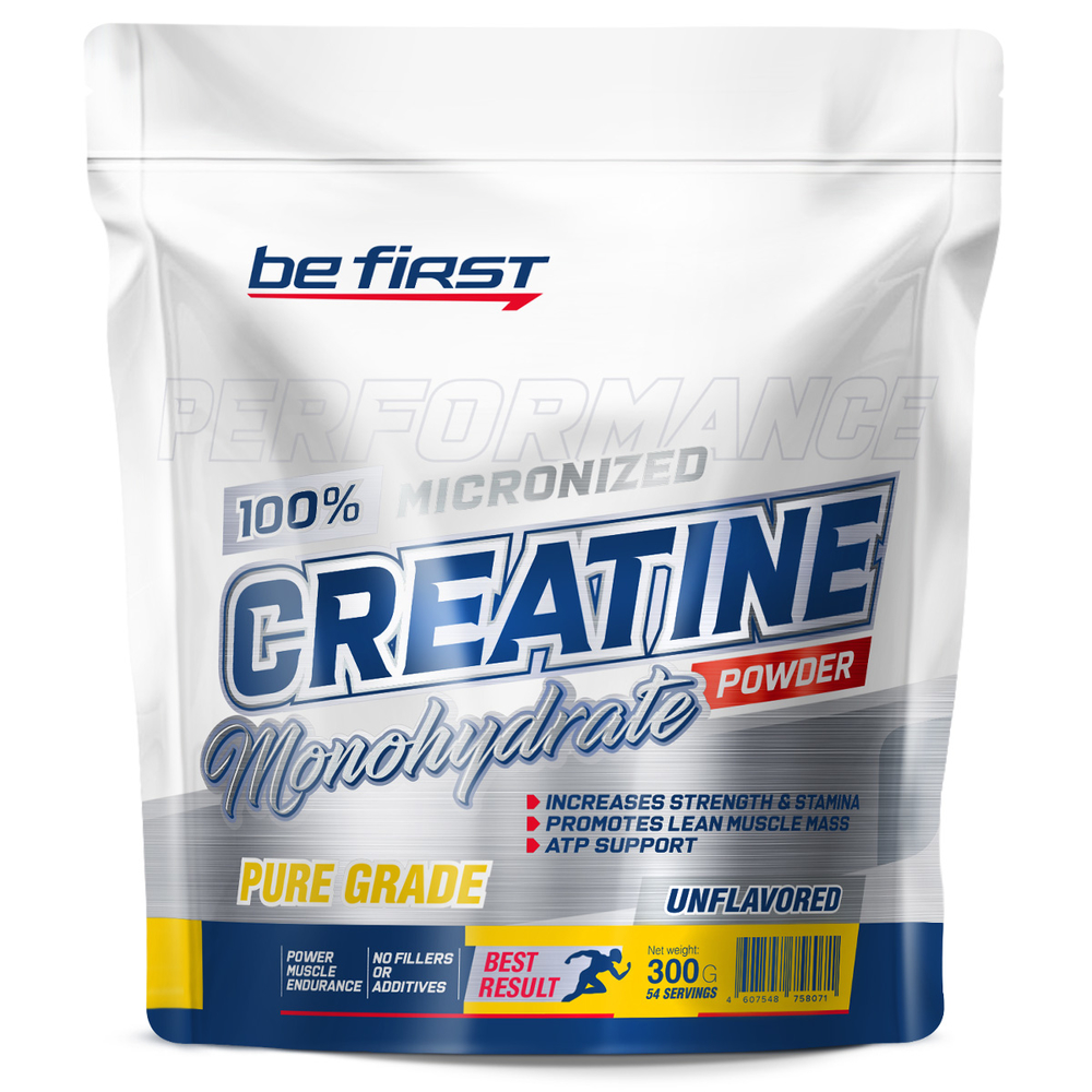 Be First Creatine Micronized Powder 300 грамм (пакет)