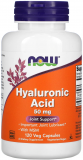 Now Hyaluronic Acid 50 mg + MSM 120 капсул