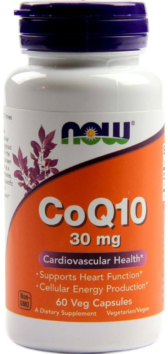 NOW CoQ10 30 mg 60 капсул