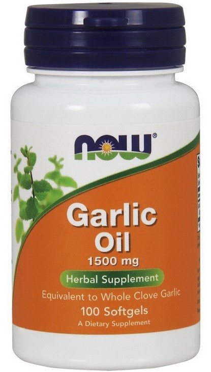 NOW Garlic Oil 1500 мг 100 софт. капсул