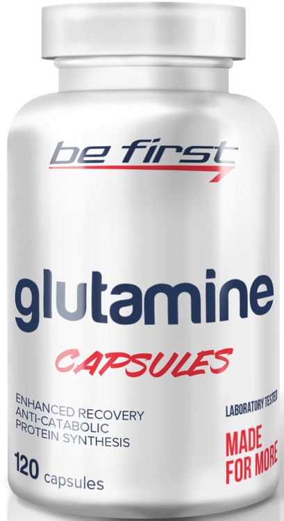 Be First Glutamine Capsules 120 капсул