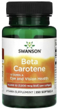 Swanson Beta Carotene 10000 IU (3000 мг) 250 софт. капсул