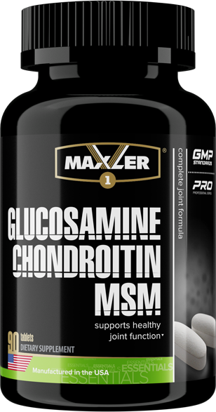 Maxler Glucosamine Chondroitin MSM 90 таблеток
