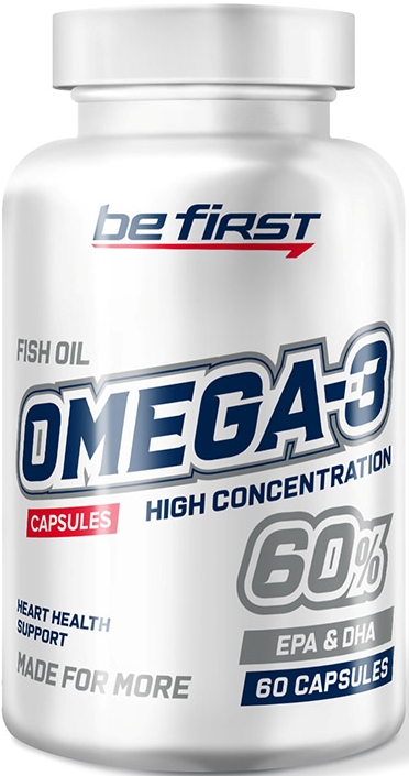 Be First Omega-3 60% High Concentration 60 капсул