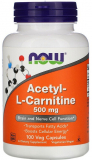 Now Acetyl-L-Carnitine 500 мг 100 капсул