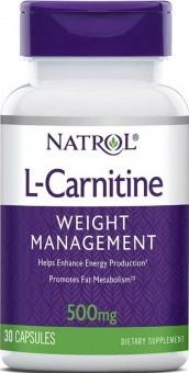 Natrol L-Carnitine 500 mg 30 капсул