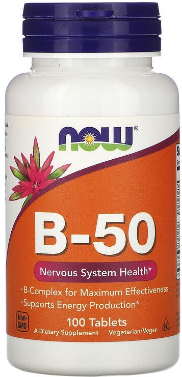 Now B-50 (Комплекс витаминов группы B) 100 таб