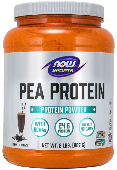 NOW Pea Protein Протеин Гороховый Растительный 907 грамм