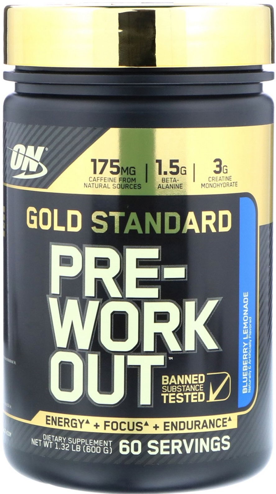 Optimum Nutrition Gold Standard Pre-Workout 600 грамм