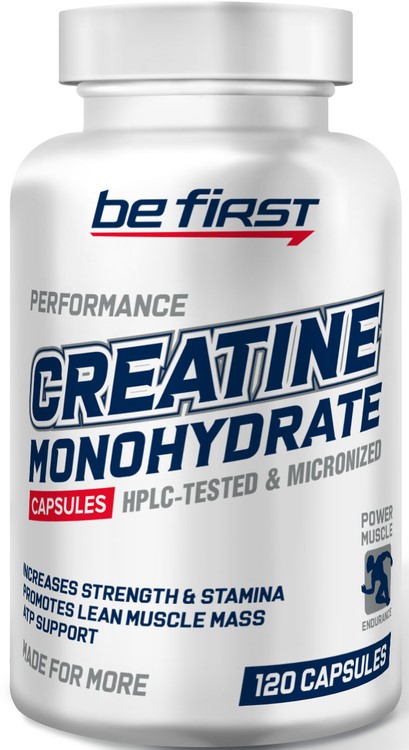 Be First Creatine Monohydrate Capsules 120 капсул