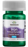 Swanson Iron (Ferrous Fumarate) 18 мг 60 капс