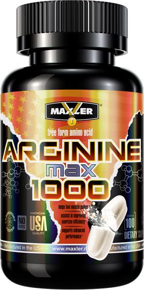 Maxler Arginine 1000 Max 100 таблеток