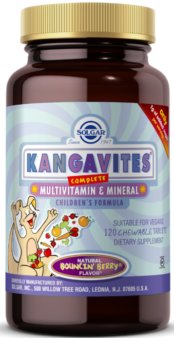 Solgar Kangavites Multivitamin & Mineral 120 жевательных табл.