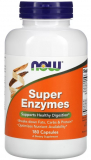 NOW Super Enzymes capsules 180 капсул
