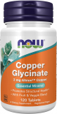 NOW Copper Glycinate 3 мг 120 таблеток