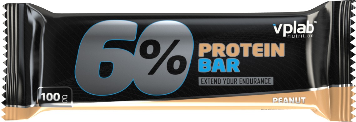 VPLAB 60% Protein Bar 100 грамм - 1 батончик