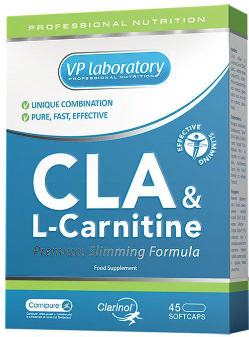 VPLAB CLA & L-Carnitine 45 капсул