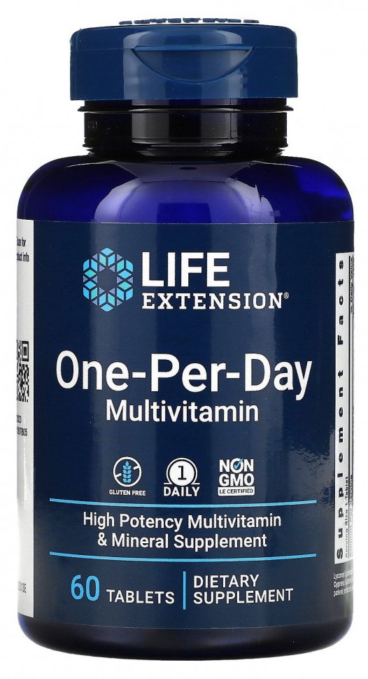LIFE Extension One-Per-Day Multivitamin 60 таблеток