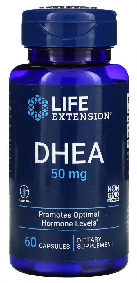 LIFE Extension DHEA 50 mg 60 капс.