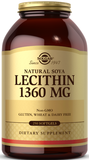 Solgar Lecithin 1360 mg Softgels 250 капсул