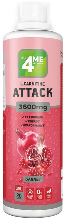 4Me Nutrition L-Carnitine ATTACK 3600 500 мл
