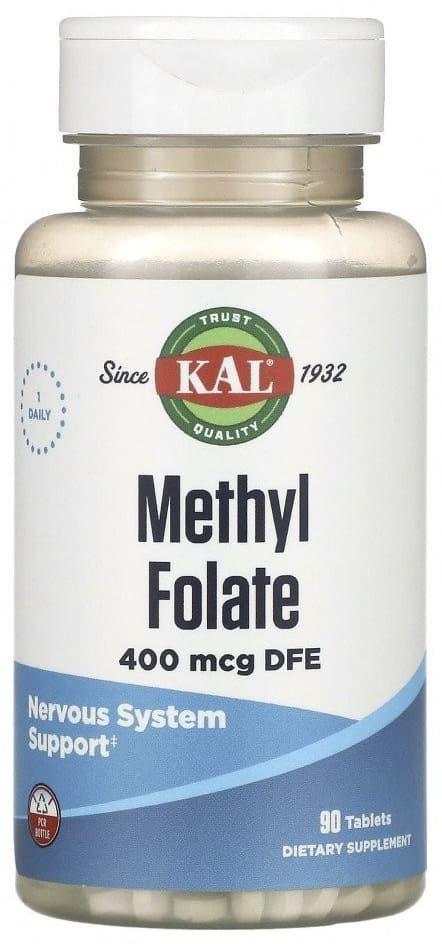 KAL Methyl Folate (Метил фолат) 400 мкг 90 таблеток