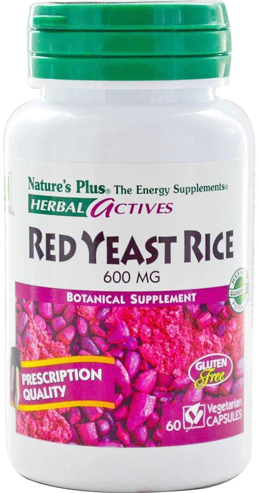 Nature's Plus Red Yeast Rice 600 mg 60 капсул