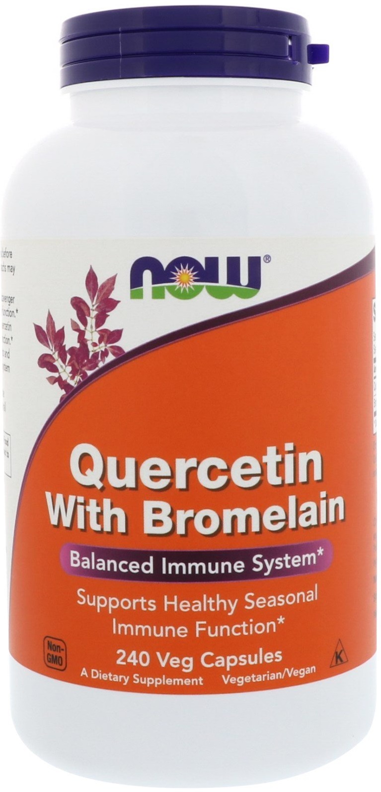 NOW Quercetin with Bromelain 240 капсул