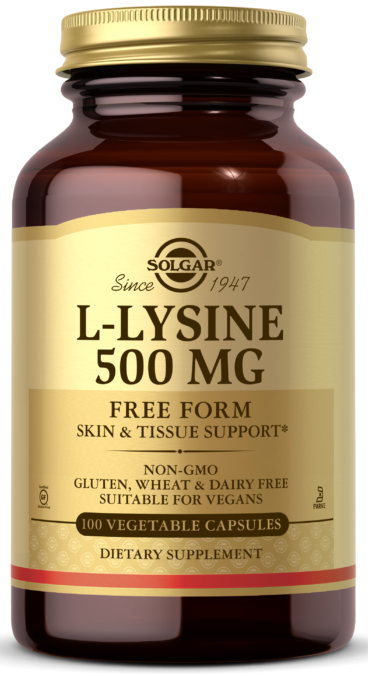 Solgar L-Lysine 500 mg 100 капсул