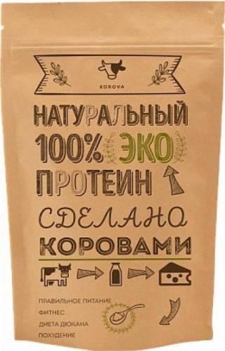 Korova Натуральный 100% ЭКО Протеин 600 грамм