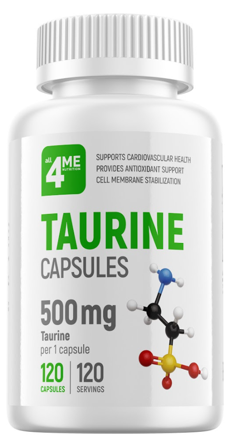 4ME Nutrition Taurine 500 мг 120 капс