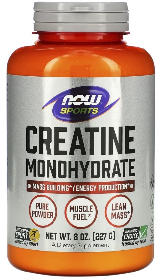 NOW Creatine Monohydrate Powder 227 грамм