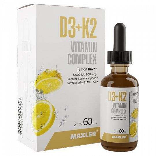 Maxler Vitamin D3 + K2 drops 60 мл.