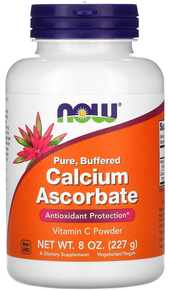 NOW Calcium Ascorbate Powder (Витамин С порошок) 227 грамм