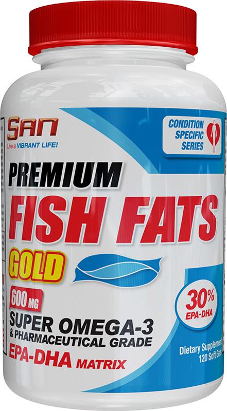 SAN Premium Fish Fats Gold 120 капсул
