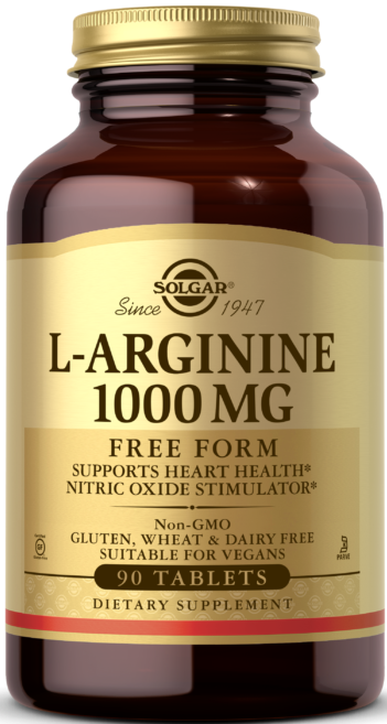 Solgar L-Arginine 1000 mg Tablets 90 таблеток