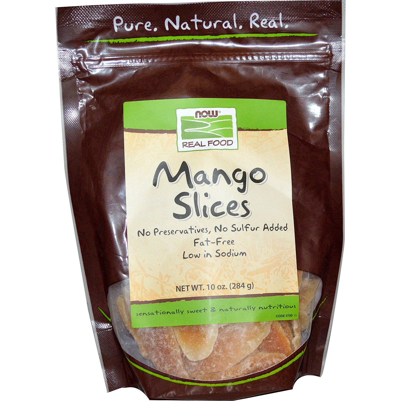 NOW Mango Slices (Сушеный манго) 284 грамма