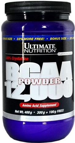 Ultimate Nutrition BCAA 12000 Powder 400 грамм