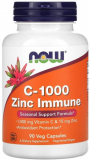 NOW C-1000 Zinc Immune 90 капсул