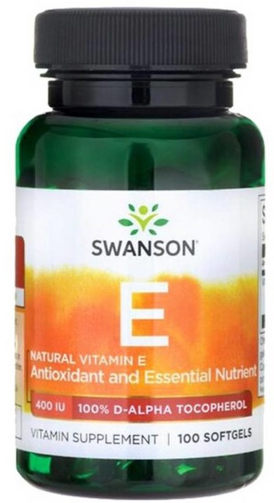 Swanson Vitamin E 400 IU 100 капсул